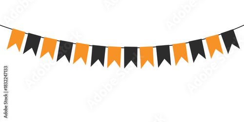 Halloween hanging ribbon flag.