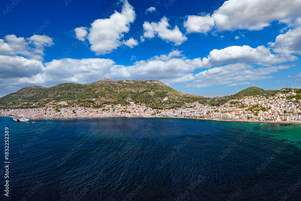 Fototapeta premium Vathy in Samos, Greece