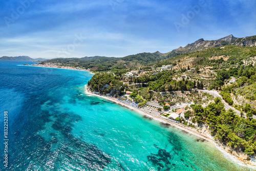 Fototapeta Naklejka Na Ścianę i Meble -  Lemonakia beach in Samos, Greece