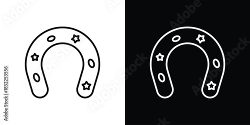 Baby orthopedic pillow icon line drawing clipart symbol. Vector illustration