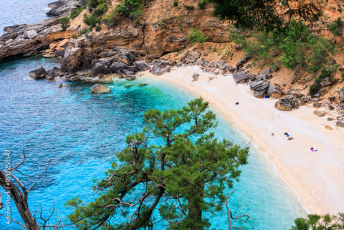 Blick auf die Bucht Cala Biriala