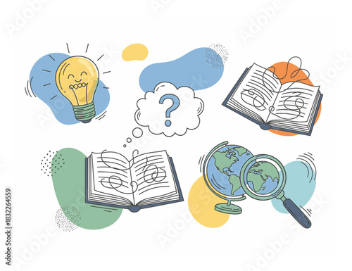 Hand-Drawn Educational Video Tutorial Illustration