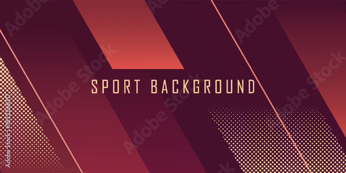 Modern red gradient sport background. line and shape diagonal. Modern Trendy design in Vector Illustration