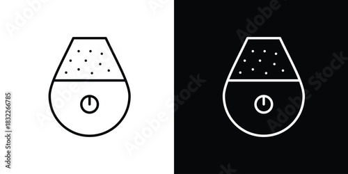 Humidifier icon line drawing clipart symbol. Vector illustration