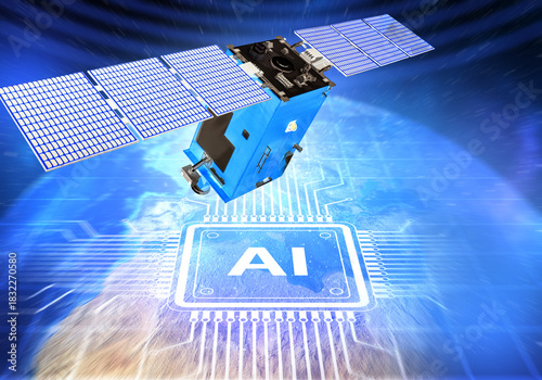 Satellite AI technology int...