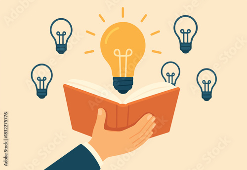 : A businessman in a navy suit rides a rocket launching upward along a rising bar and arrow graph, symbolizing rapid progress, improvement, and success.