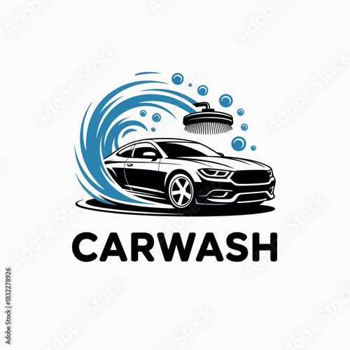 A car undergoes a bubbly wash, symbolizing cleanliness and care.