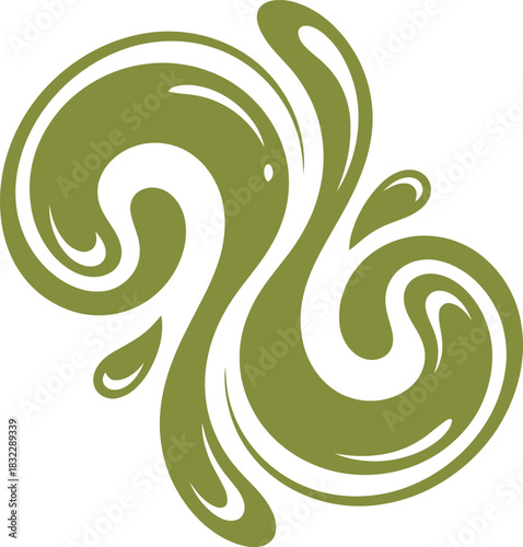 Vibrant cmyk color banner advertisement design with helvetica and courier fonts