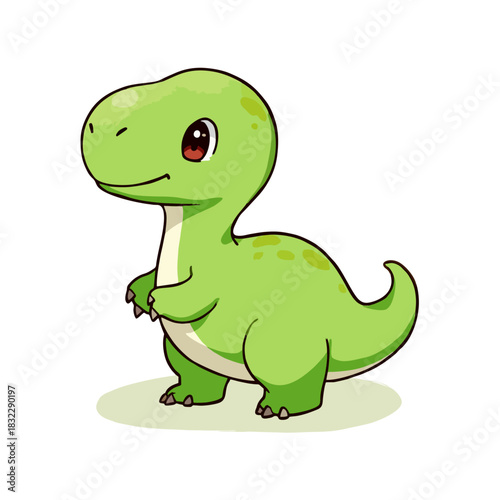 Cute Brontosaurus Clipart 10