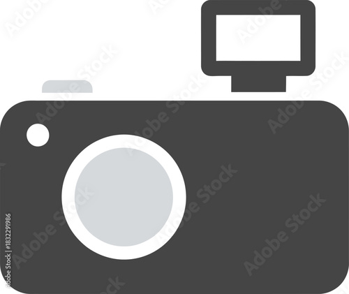 Vibrant cmyk banner advertisement design with bold text and graphic elements