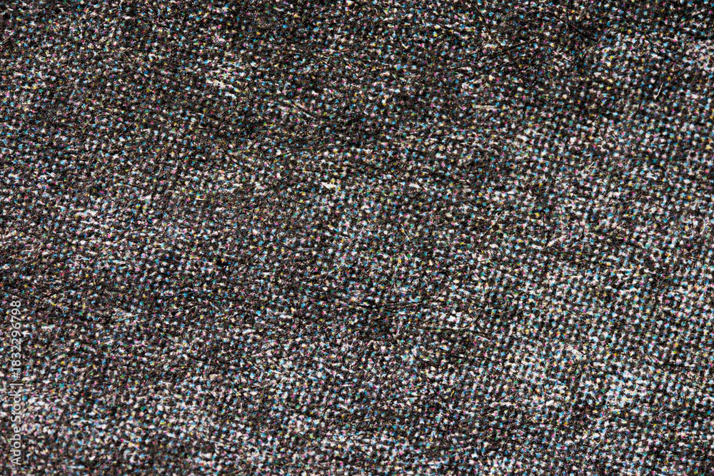 Fototapeta premium Dark CMYK Halftone Grain on Rough Paper