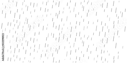 A simple illustration of falling rain with short diagonal lines on a white background design view