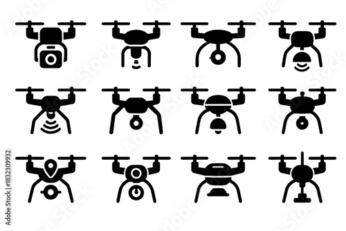 Hd core hatch gps vector sensor icon field camera drone inspection module