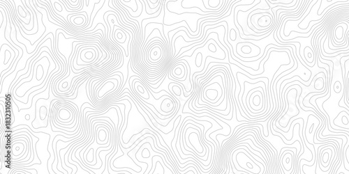 The concept map of a conditional geography scheme and the terrain path. Isolated Object.