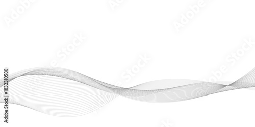 Abstract wavy curved lines background. Abstract wave line vector illustration. Sound equalizer icons with lines. abstract radial music icons. Audio beat symbol concept isolated on white. Vector illust