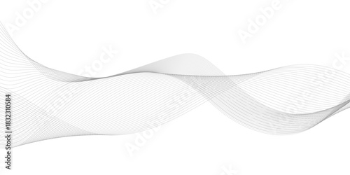 Abstract wavy curved lines background. Abstract wave line vector illustration. Sound equalizer icons with lines. abstract radial music icons. Audio beat symbol concept isolated on white. Vector illust