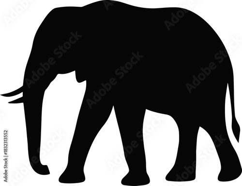 Elephant Editable Vector AI File | Adobe Illustrator | Export to SVG, EPS, PDF, PNG, DXF, JPEG