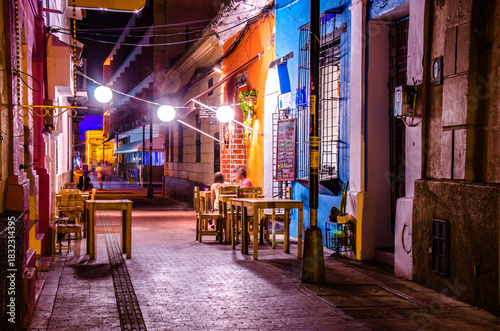 Santa Marta de Noche, Centro Historico de Santa Marta Nocturno