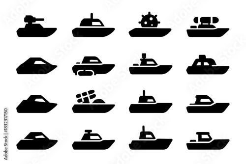 Military underwater boats boat nano vector micro icon stealth rapid mine combat