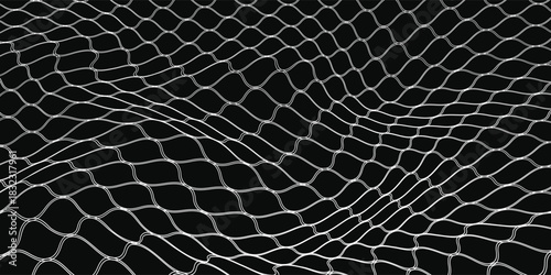 Net pattern. Rope net vector silhouette. Soccer, football, volleyball, tennis and tennis net pattern.