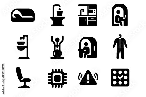 Marks no labels dome suit seat captions vector compact text bio icon