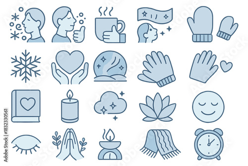 Cozy winter vibes with warm beverages, gentle smiles, and relaxing activities in a peaceful indoor setting