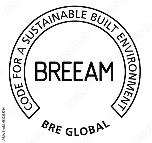 BREEAM Logo with Circle and BRE Global Text