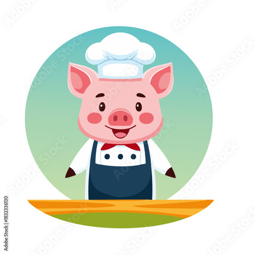 pig is cooking