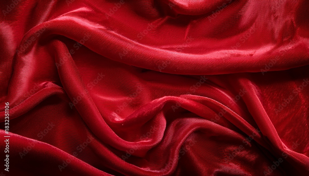 Obraz premium Red Velvet Holiday Background Crushed Red Velvet For Christmas And Valentine S Day Themes