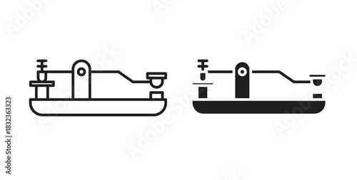 Morse code icon isolated vector Illustration. Vector pictogram for web and app