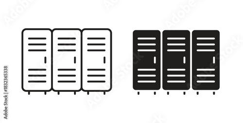 Locker icon for web and app. vector illustration eps
