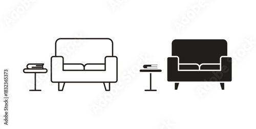 Lounge icon for web and app. vector illustration eps