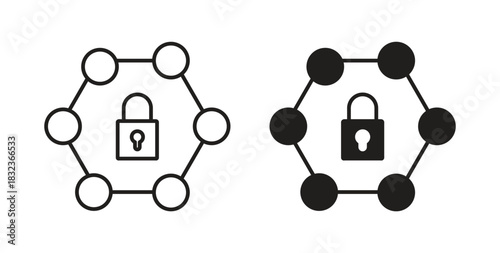 Private network icon for web and app. vector illustration eps