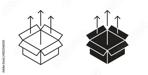 Product release icon for web and app. vector illustration eps