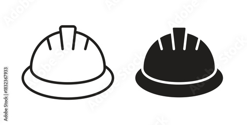 Safety helmet icon for web and app. vector illustration eps