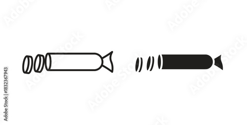 Salami icon for web and app. vector illustration eps