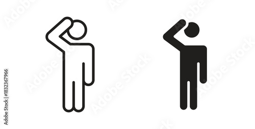 Salute icon for web and app. vector illustration eps