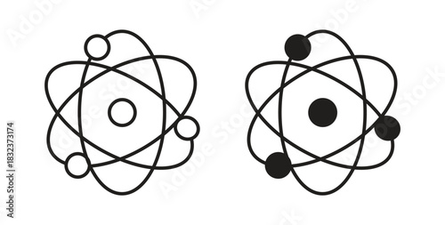 Science icon concept set. Simple icon collection