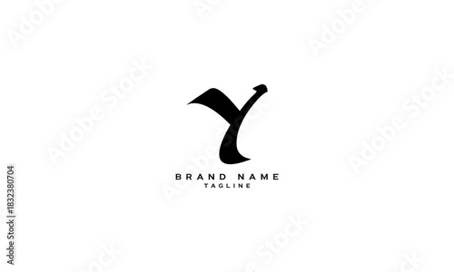 YC CY Y AND C Abstract initial monogram letter alphabet logo design	
