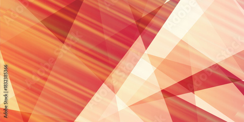 オレンジ　和柄　幾何学　模様　背景