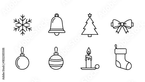 Elegant Christmas Decorations Icons of Holiday Cheer and Festive Traditions