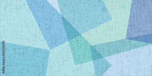 青　和柄　幾何学　模様　背景