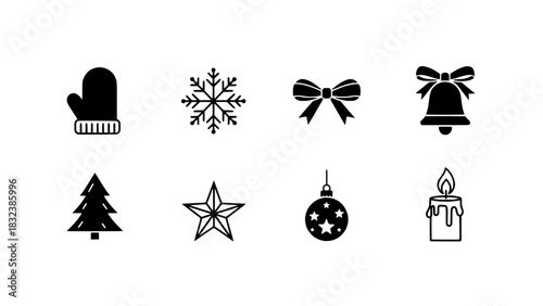 Christmas Icons Set