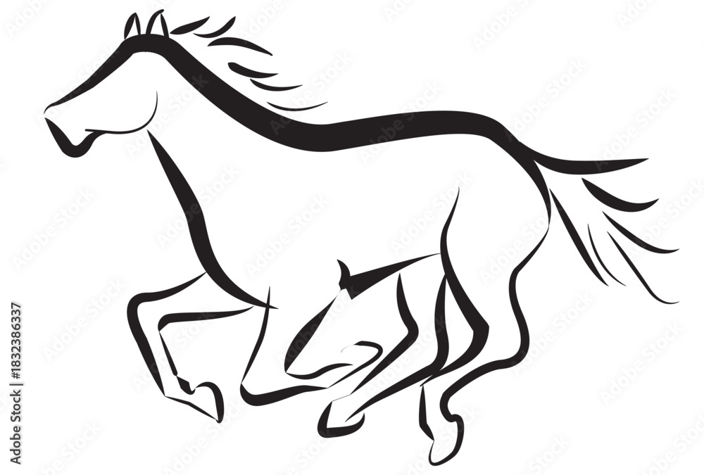 Obraz premium 午 年賀状 干支 アイコン