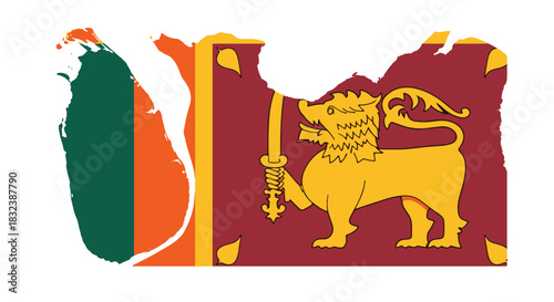 Sri Lanka's National Flag A Visual Representation of History, Culture and Identity with Distinctive Colors and Symbols
