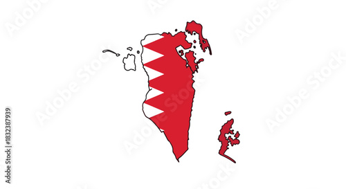 Bahrain's National Flag A Symbolic Representation of Identity, Heritage, and Unity within its Territorial Boundaries