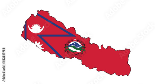 Nepal Flag's Iconic Representation A Unique, Non-Rectangular Symbol of Sovereignty and National Identity