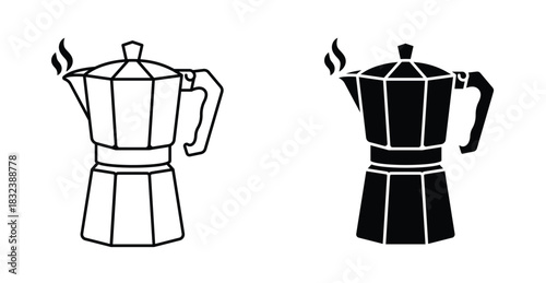 Percolator icon graphic design. Vector icon illustrations