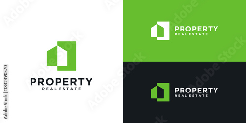 Minimalist real estate, architecture and construction logo design inspiration