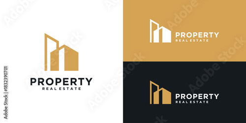 real estate, architecture and construction logo design inspiration